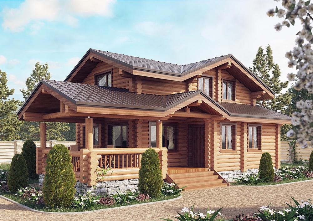 Дом из бревна VZ-235